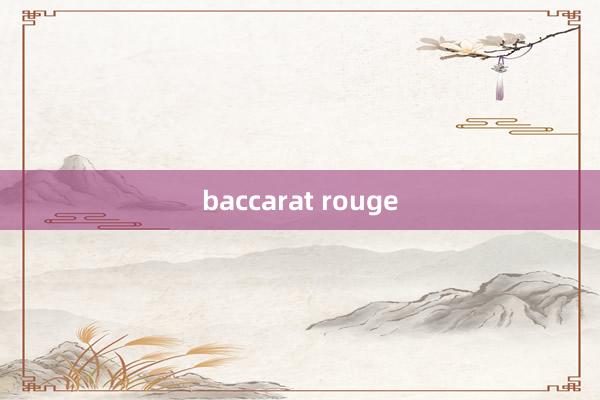 baccarat rouge