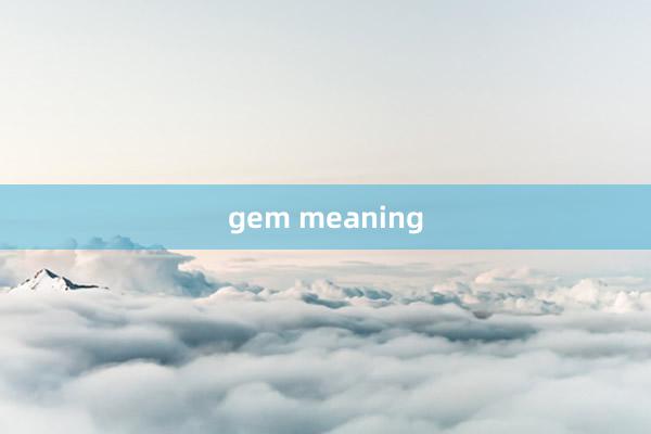 gem meaning