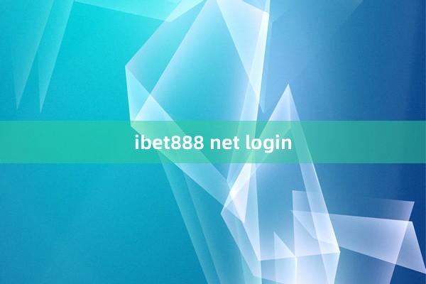 ibet888 net login